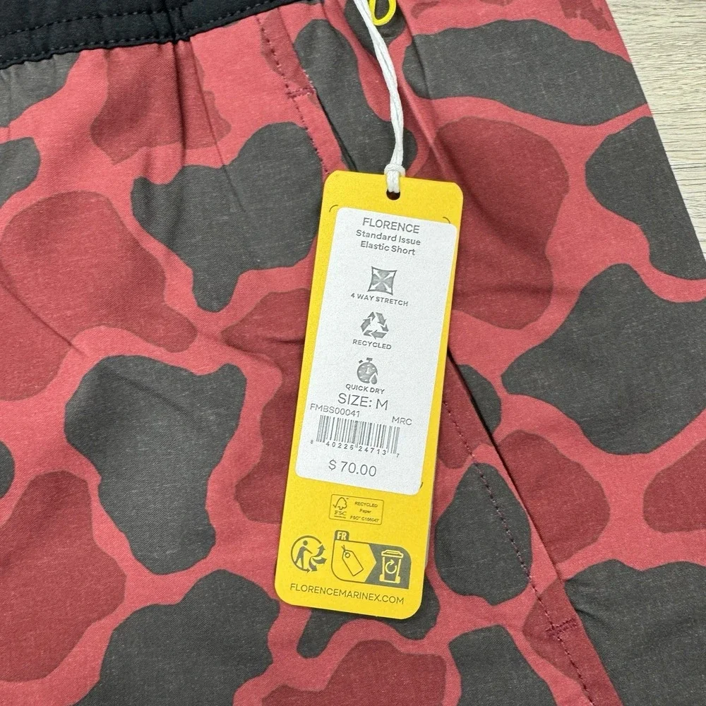 NWT Florence Marine X Standard Issue Short Red Camo Men's Sz M - Picture 5 of 10